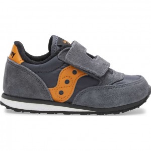 Saucony Baby Jazz Hook & Loop Sneakers Lite Barn Grå | NORGE CYIRXL