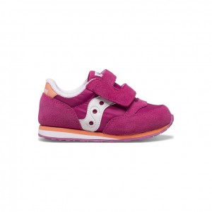 Saucony Baby Jazz Hook & Loop Sneakers Lite Barn Fuchsia | OSLO UGJSNF