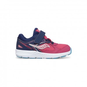 Saucony Cohesion 14 A/C Jr. Sneakers Lite Barn Rosa Marineblå | OSLO ULDAQS