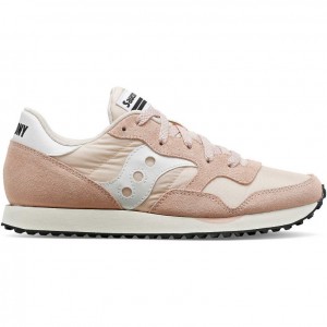 Saucony DXN Sneakers Dame Korall Hvite | OSLO ZTBHKI