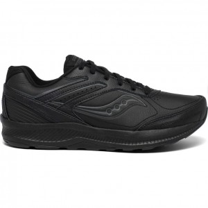 Saucony Echelon Walker 3 Extra Wide Løpesko Herre Svarte | NORGE CTBURV