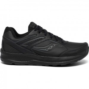 Saucony Echelon Walker 3 Wide Løpesko Dame Svarte | NORGE XOFWJE