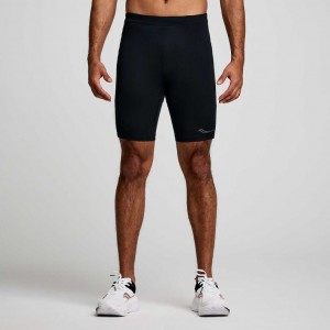 Saucony Fortify Forede Half Tights Herre Svarte | OSLO MTYPNZ