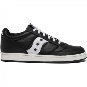 Saucony Jazz Court Sneakers Herre Svarte Hvite | NORGE DOHVIT