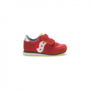 Saucony Jazz Hook & Loop Sneakers Stort Barn Rød | NORGE YTEOGA