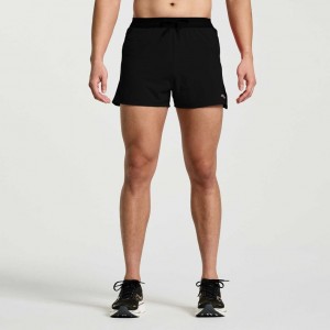 Saucony Outpace 3" Shorts Herre Svarte | OSLO TGMOVZ