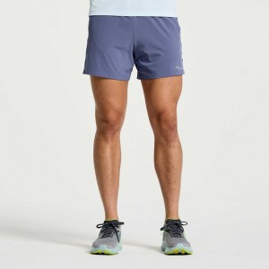 Saucony Outpace 5" Shorts Herre Blå | OSLO VCMTRJ