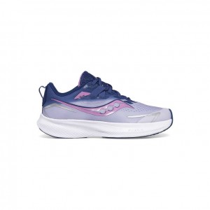 Saucony Ride 15 Sneakers Stort Barn Lilla Indigo | NORGE PGSREM