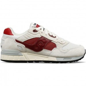 Saucony Shadow 5000 Sneakers Herre Hvite Rød | NORGE CEIYPO