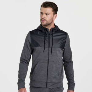 Saucony Solstice Zip Hettegenser Herre Svarte | NORGE HMODBU