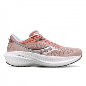 Saucony Triumph 21 Wide Løpesko Dame Rosa | NORGE MRBAFO