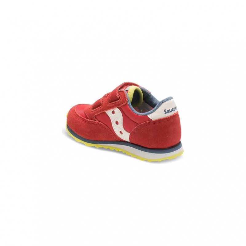 Saucony Baby Jazz Hook & Loop Sneakers Lite Barn Rød | NORGE PYONXJ