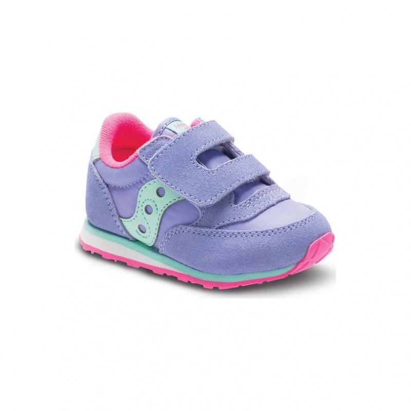 Saucony Baby Jazz Hook & Loop Sneakers Lite Barn Lilla | OSLO DFQGOW