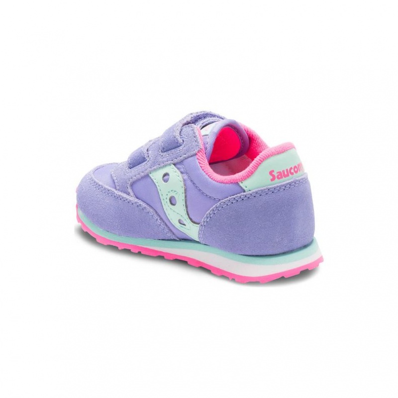 Saucony Baby Jazz Hook & Loop Sneakers Lite Barn Lilla | OSLO DFQGOW