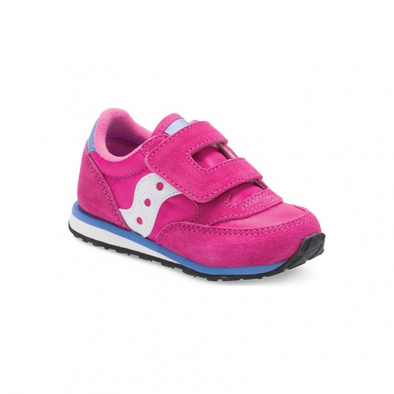 Saucony Baby Jazz Hook & Loop Sneakers Lite Barn Rosa | OSLO JABCYV