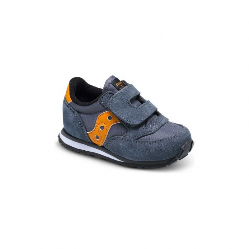 Saucony Baby Jazz Hook & Loop Sneakers Lite Barn Grå | NORGE CYIRXL