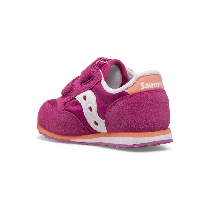 Saucony Baby Jazz Hook & Loop Sneakers Lite Barn Fuchsia | OSLO UGJSNF