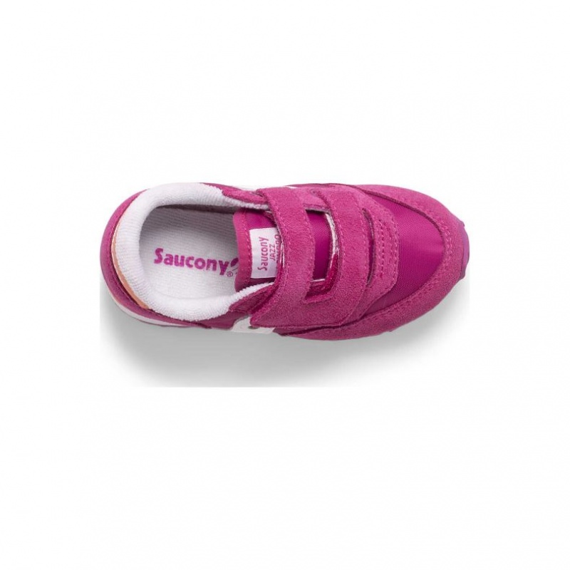 Saucony Baby Jazz Hook & Loop Sneakers Lite Barn Fuchsia | OSLO UGJSNF