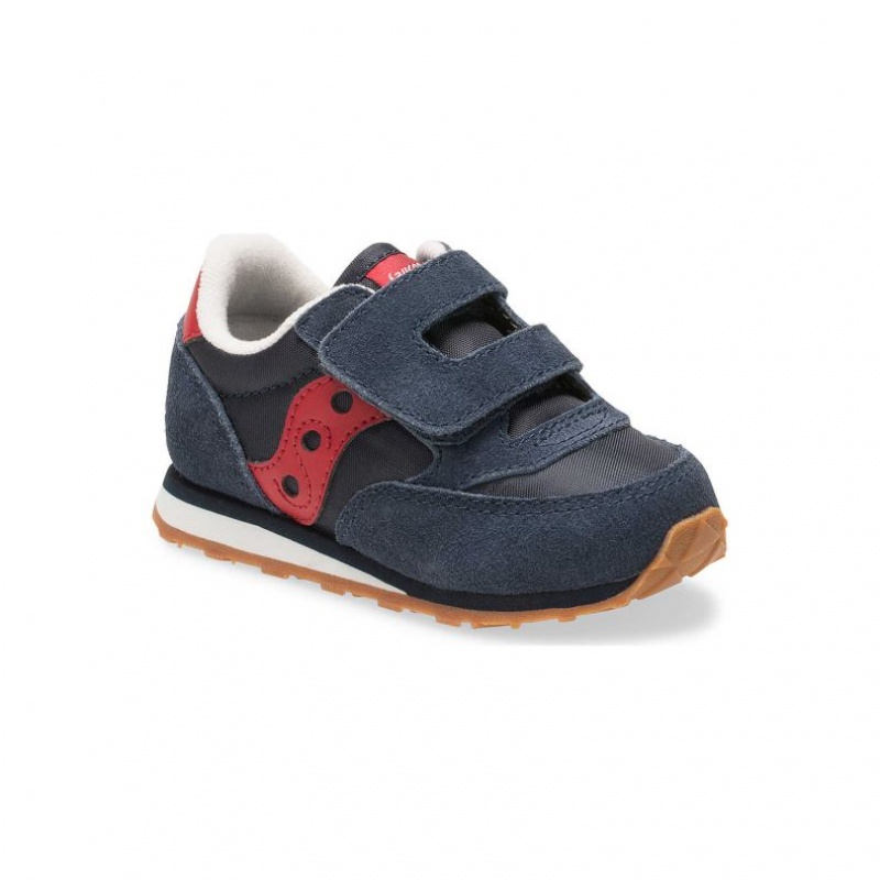 Saucony Baby Jazz Hook & Loop Sneakers Lite Barn Marineblå | NORGE UOAITH