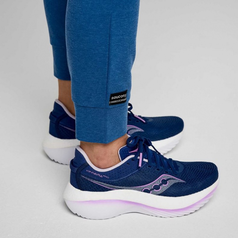 Saucony Boston Joggebukser Dame Indigo | NORGE ALNFYH