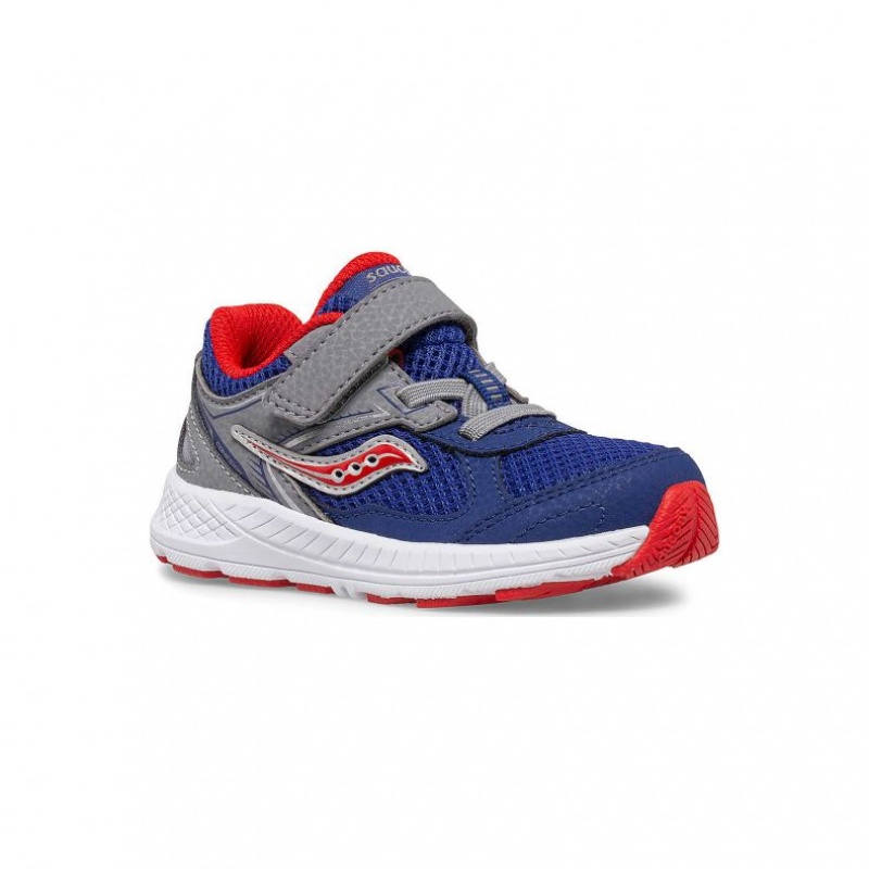 Saucony Cohesion 14 A/C Jr. Sneakers Lite Barn Marineblå Grå | NORGE LZOVNQ