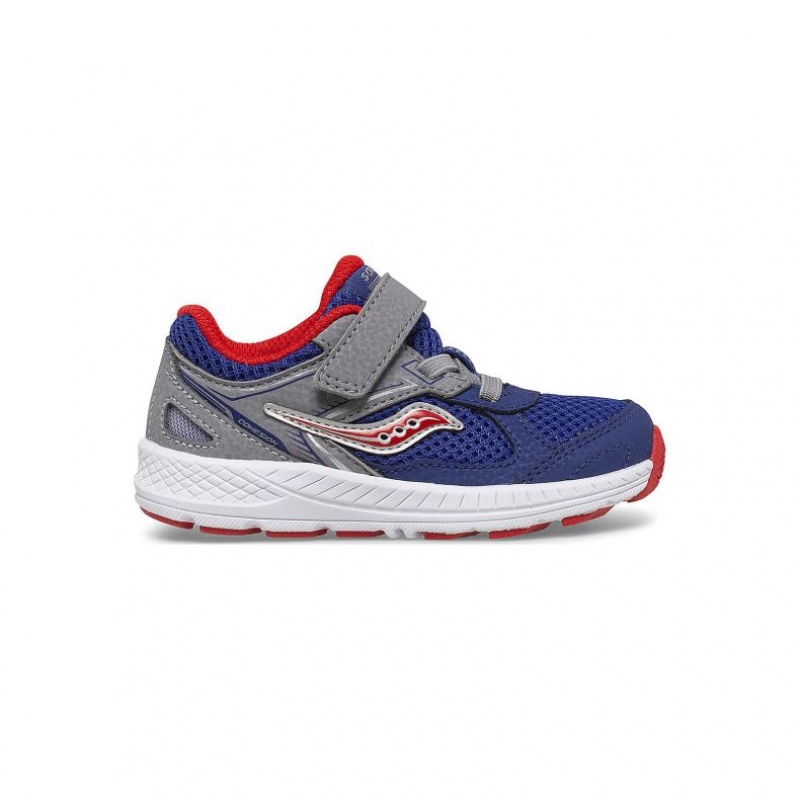 Saucony Cohesion 14 A/C Jr. Sneakers Lite Barn Marineblå Grå | NORGE LZOVNQ