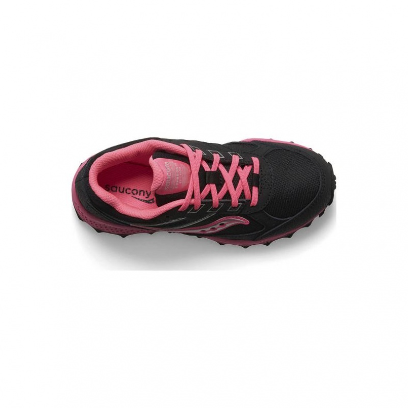 Saucony Cohesion TR14 Lace Sneakers Stort Barn Svarte Rosa | NORGE BPAQXS