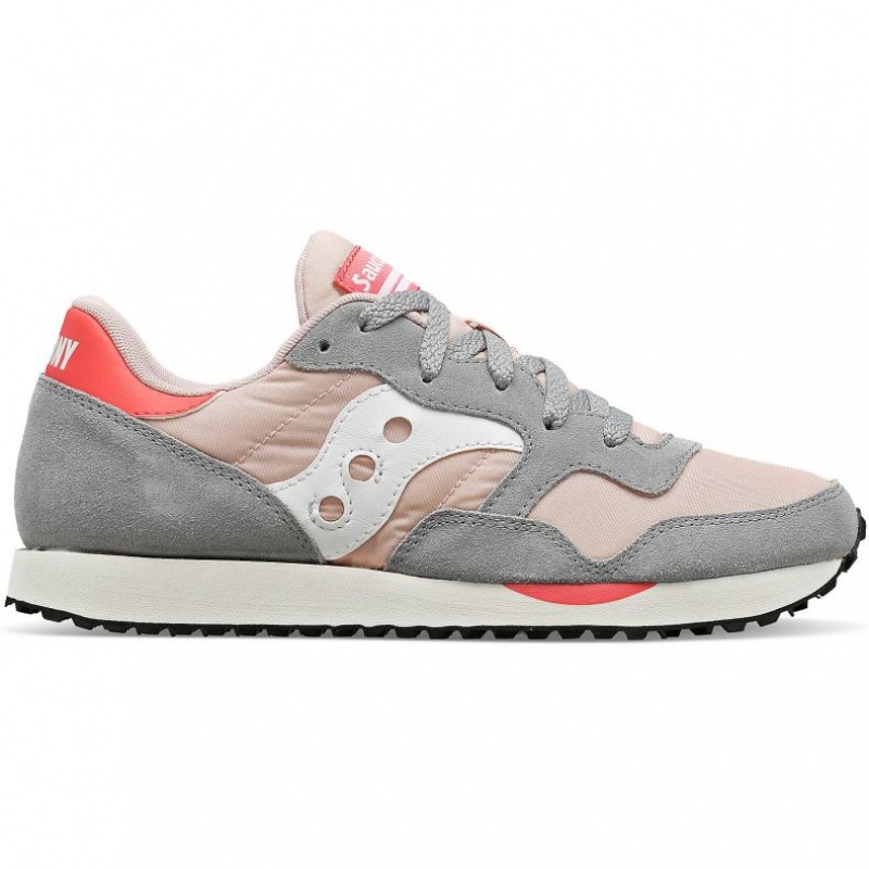 Saucony DXN Sneakers Dame Grå Rosa | OSLO XBLHNS