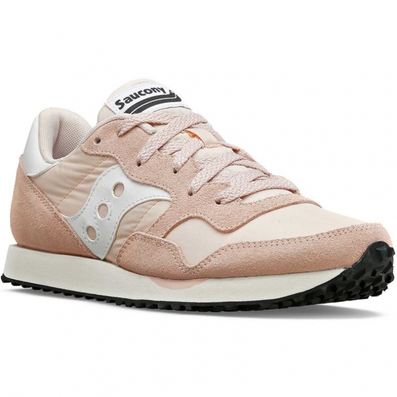 Saucony DXN Sneakers Dame Korall Hvite | OSLO ZTBHKI