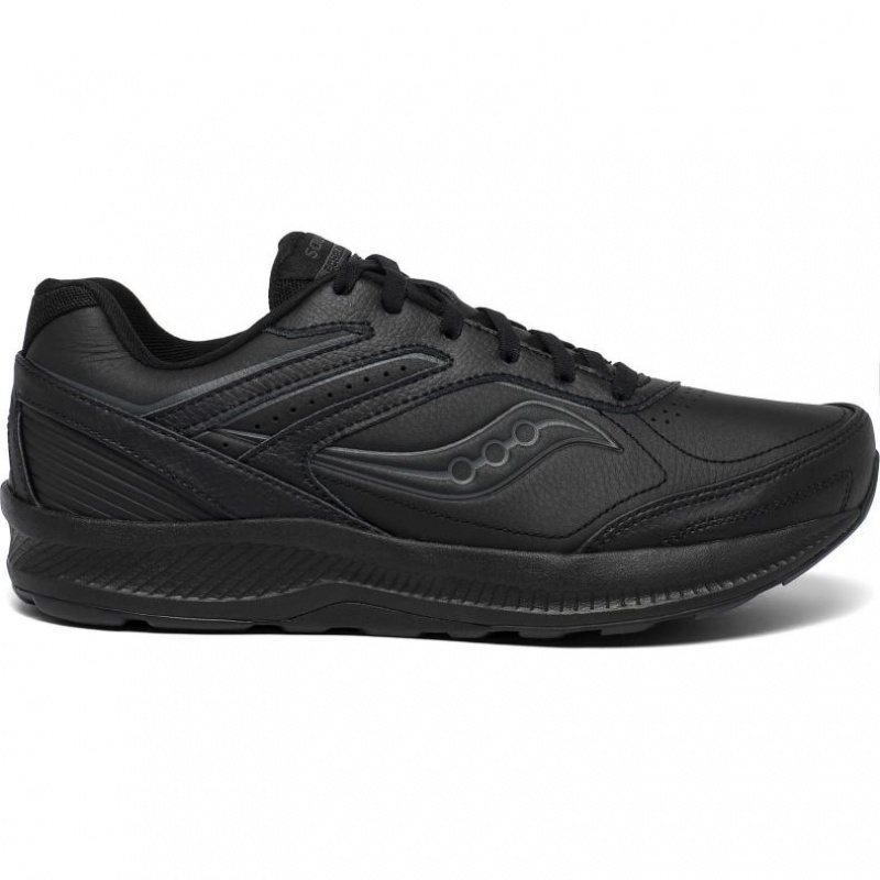 Saucony Echelon Walker 3 Wide Løpesko Herre Svarte | OSLO RPJEHW