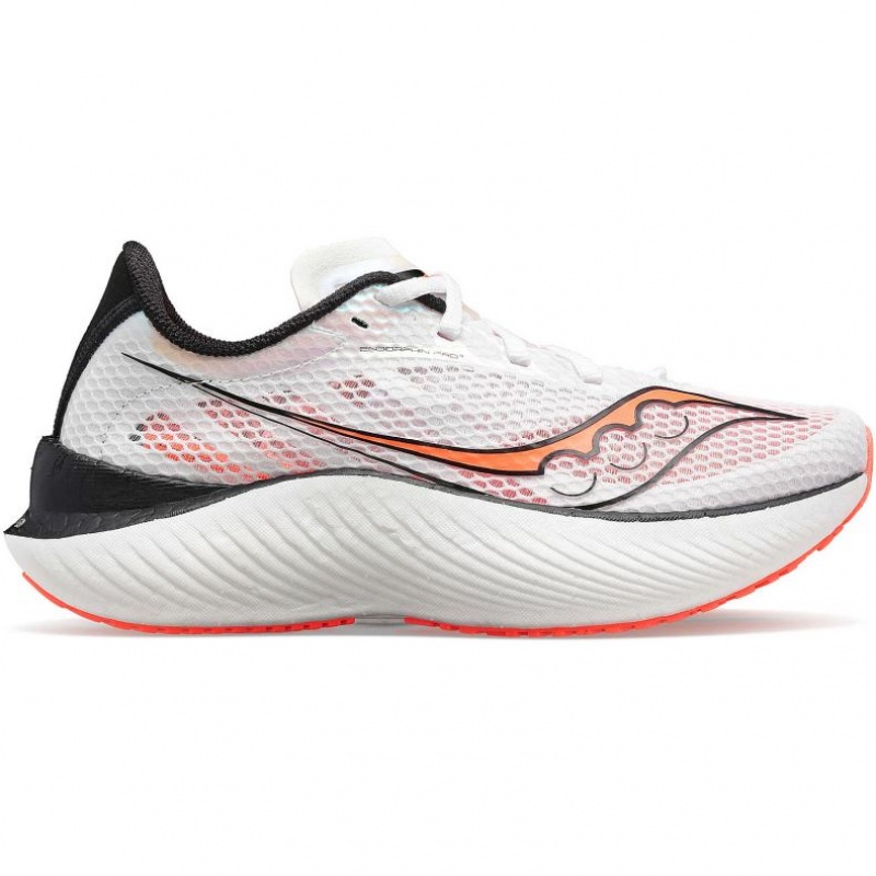 Saucony Endorphin Pro 3 Løpesko Dame Hvite | NORGE IPXTUC