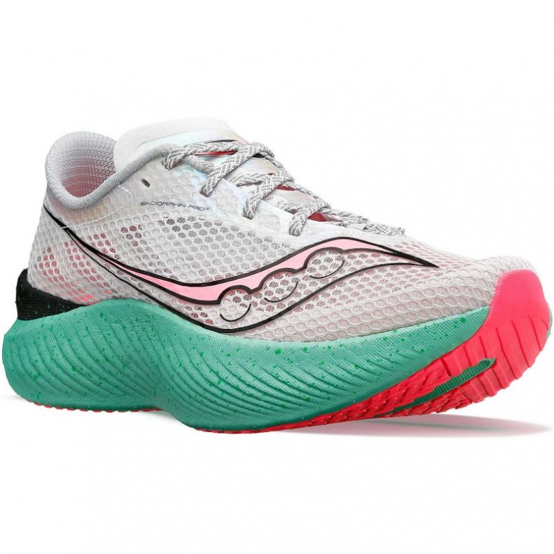 Saucony Endorphin Pro 3 Løpesko Dame Hvite | NORGE QVWCEY