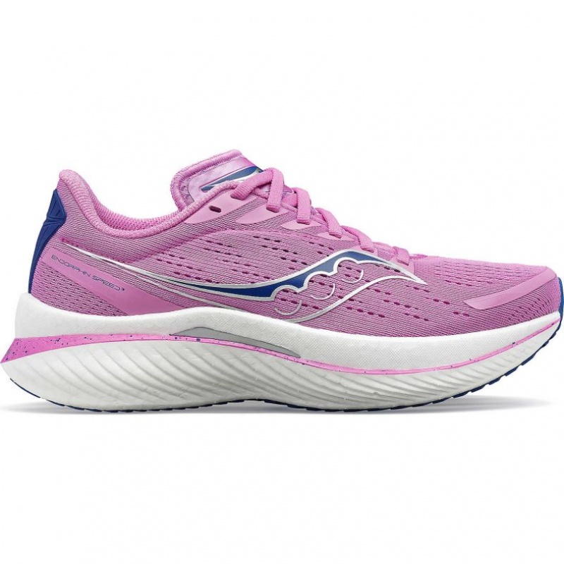 Saucony Endorphin Speed 3 Løpesko Dame Lilla | NORGE AXYLIH