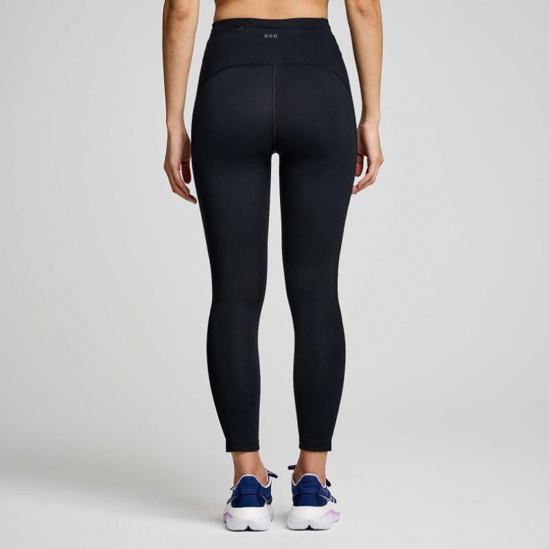 Saucony Fortify Crop Tights Dame Svarte | NORGE KWPZRI