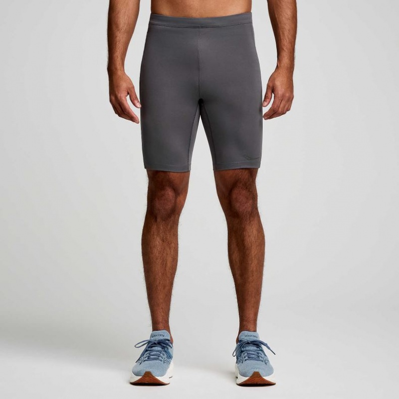 Saucony Fortify Forede Half Tights Herre Grå | NORGE IWHXSL