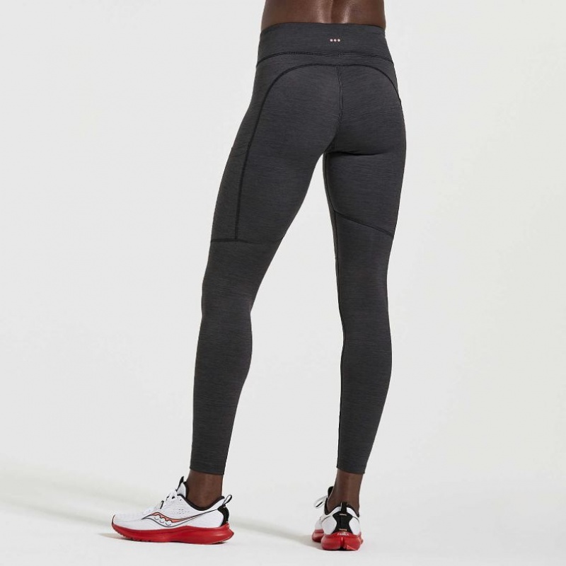 Saucony Fortify Tights Dame Svarte | OSLO OBXGNW