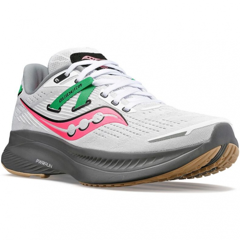 Saucony Guide 16 Løpesko Dame Hvite | OSLO LBGZRU