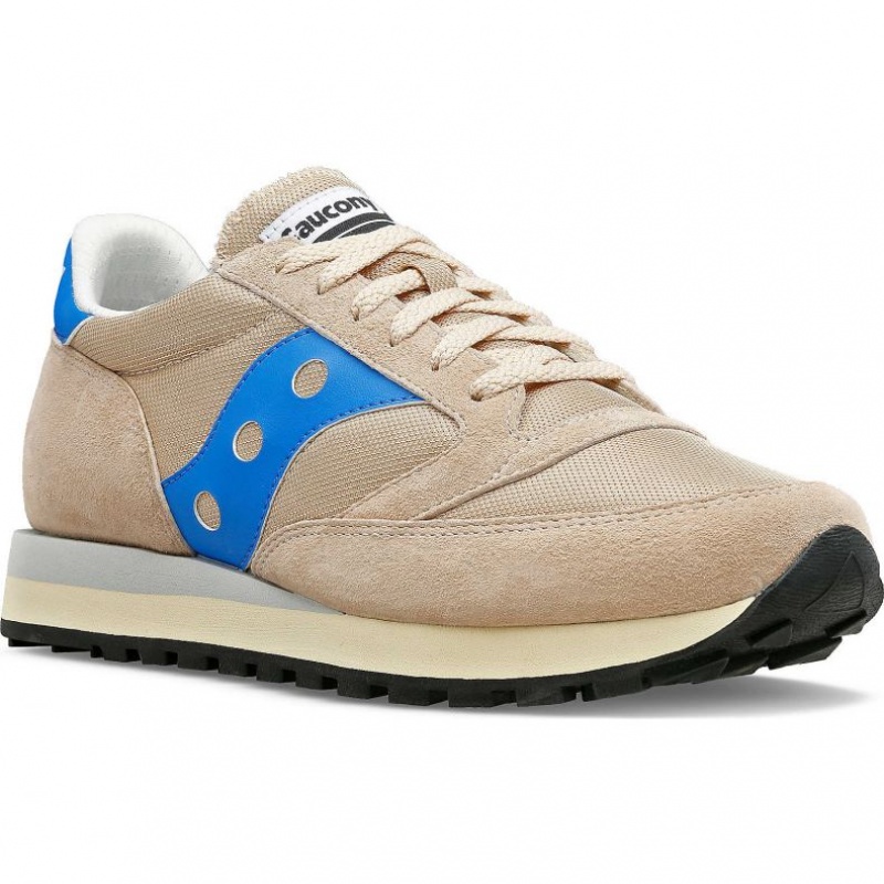 Saucony Jazz 81 Sneakers Herre Beige Blå | NORGE NIPFKL