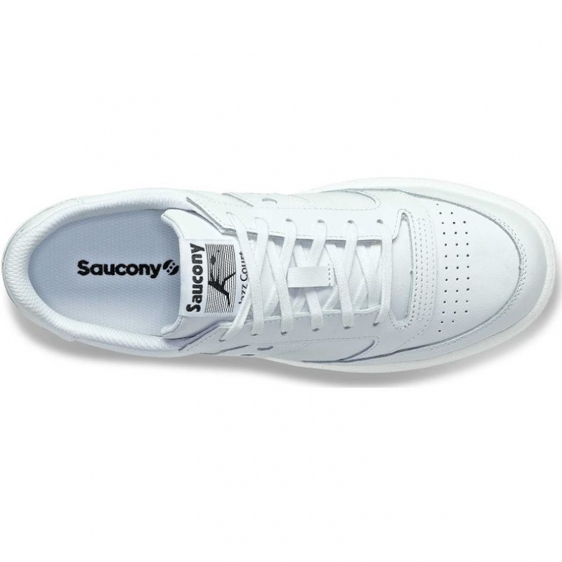 Saucony Jazz Court PU Sneakers Herre Hvite | NORGE XIZJWT