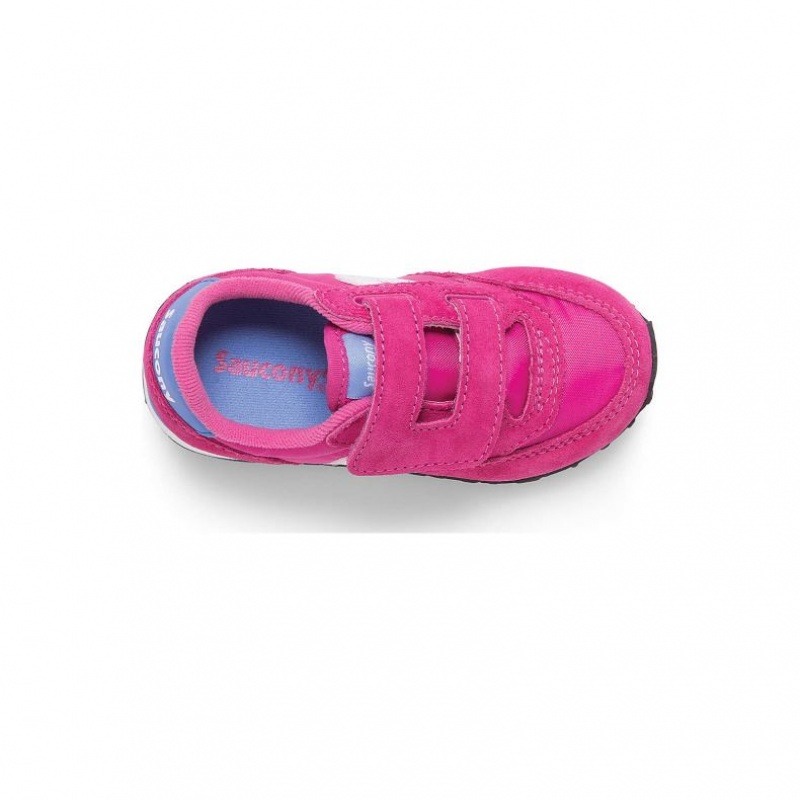 Saucony Jazz Hook & Loop Sneakers Stort Barn Rosa | OSLO KLTWZD