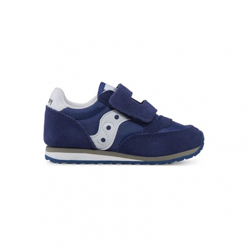 Saucony Jazz Hook & Loop Sneakers Stort Barn Marineblå | OSLO HUEMSC