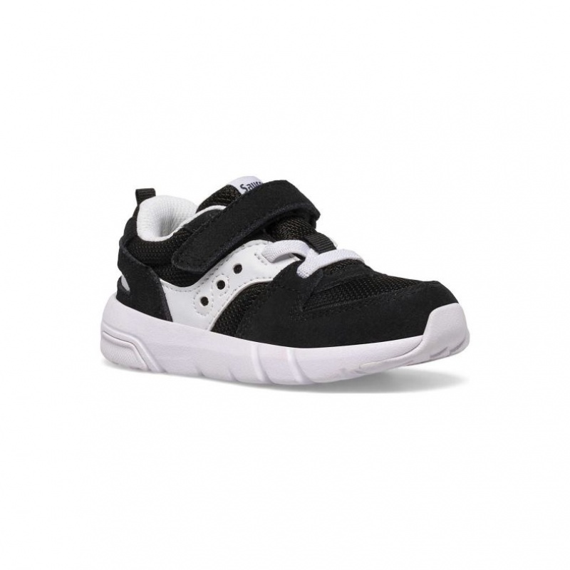 Saucony Jazz Lite 2.0 Sneakers Lite Barn Svarte Hvite | NORGE XIWNCM