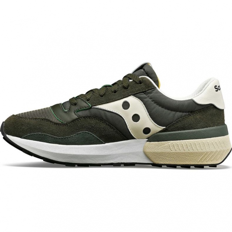 Saucony Jazz NXT Sneakers Dame Grønn Pisket Krem | OSLO LQFRNX