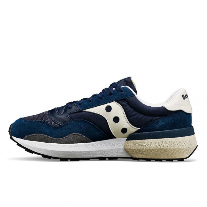 Saucony Jazz NXT Sneakers Dame Marineblå Pisket Krem | OSLO IJMPWS