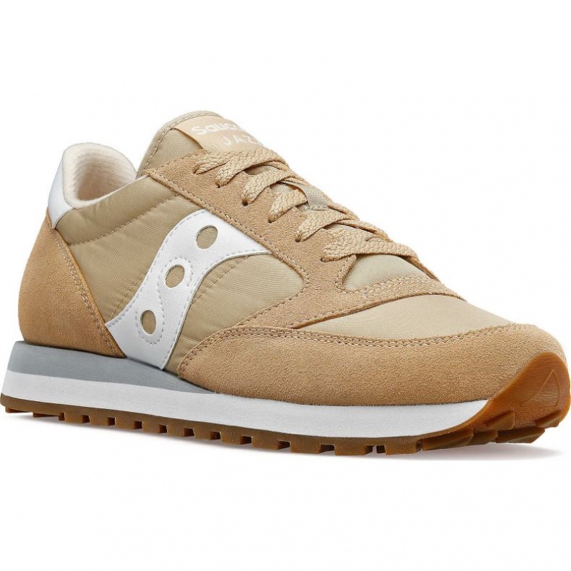 Saucony Jazz Original Sneakers Dame Beige | OSLO BDCGZS