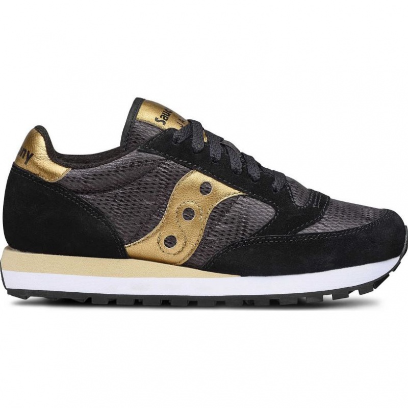 Saucony Jazz Original Sneakers Dame Svarte Gull | NORGE SWBTEN