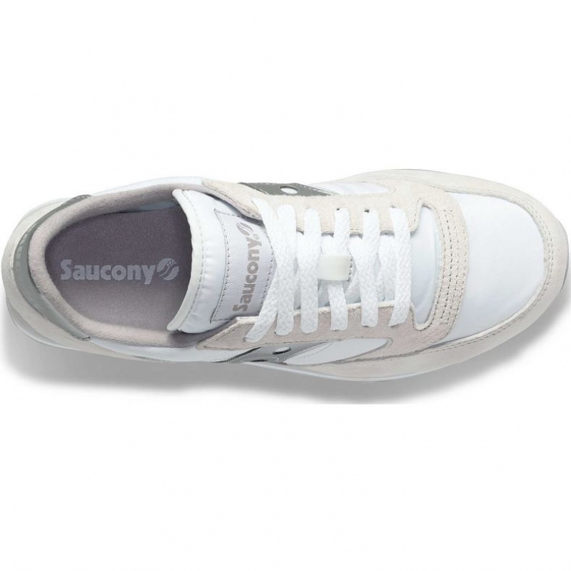 Saucony Jazz Triple Sneakers Dame Hvite Sølv | NORGE STDOLY