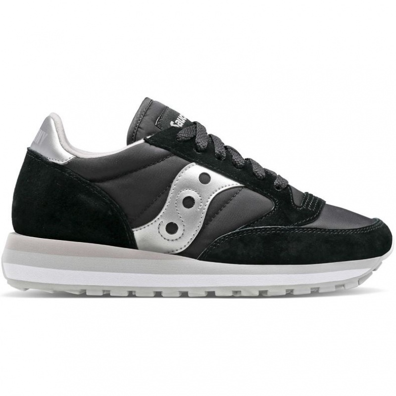 Saucony Jazz Triple Sneakers Dame Svarte Sølv | NORGE QVIREB