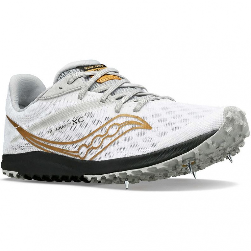 Saucony Kilkenny XC9 Piggsko Friidrett Dame Hvite | NORGE TUDYCE