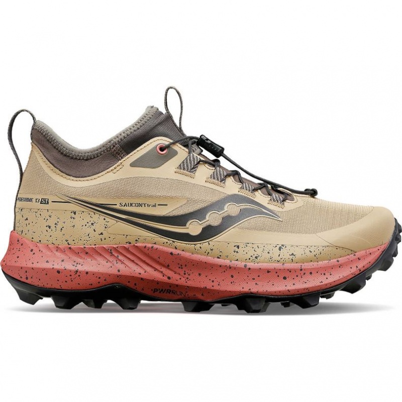 Saucony Peregrine 13 ST Trail Løpesko Dame Brune | OSLO UOSGZI